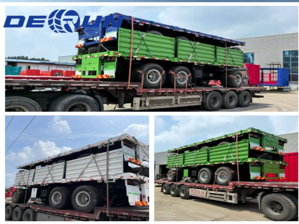 Derun ခြောက်ခုခြံစည်းရိုး Fence Fence Trailer ကိုဆိပ်ကမ်းသို့တရားဝင်တင်ပို့ခဲ့သည်