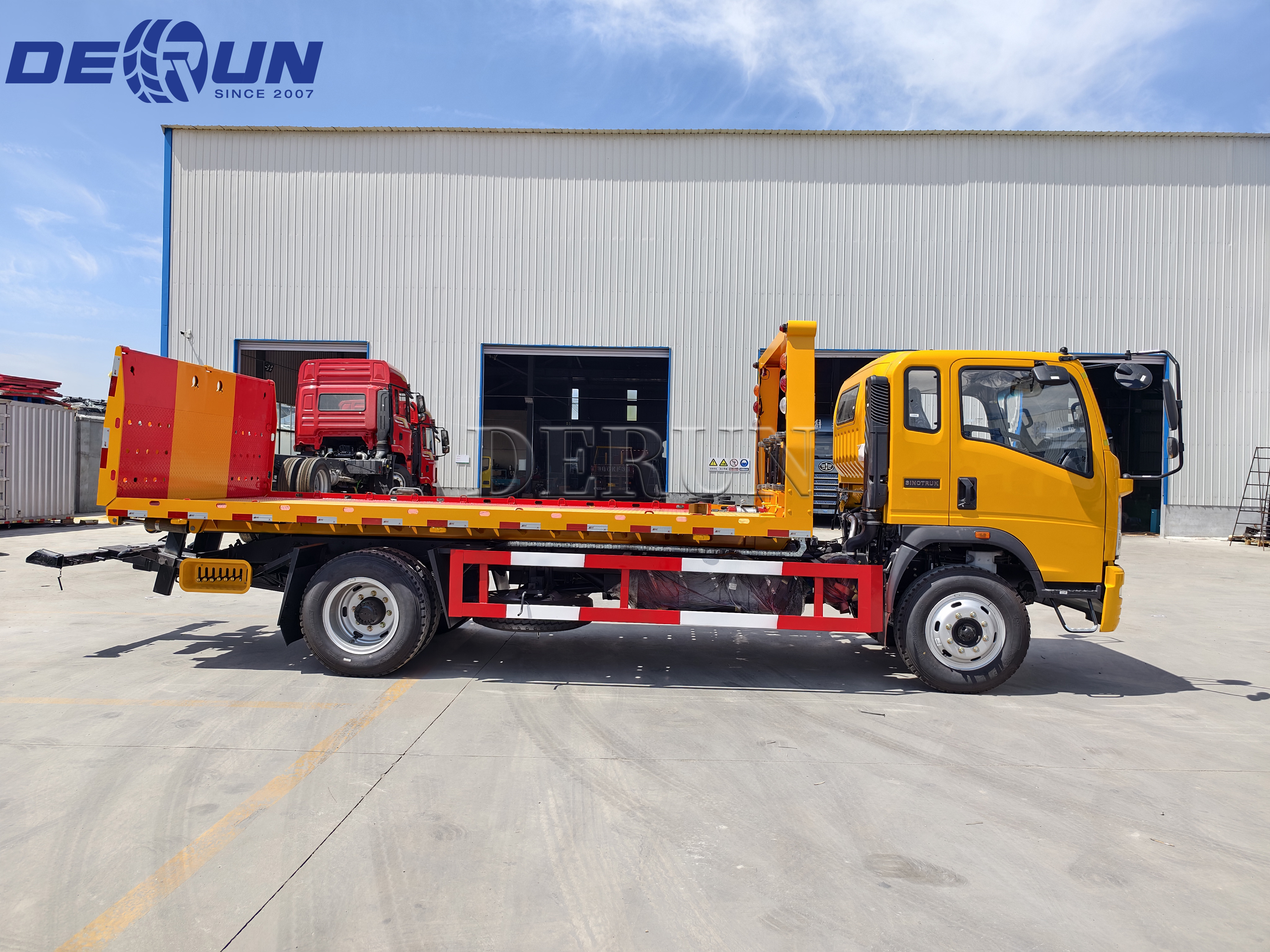 Sinotruk HOWO 4x2 Wrecker Truck အား နီကာရာဂွာသို့ တင်ပို့မည်ဖြစ်သည်။