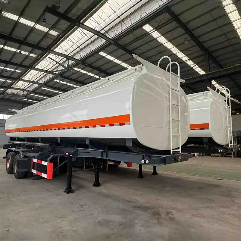 Bogie ရပ်ဆိုင်းမှုနှင့်အတူလောင်စာ Tank Semi နောက်တွဲယာဉ်