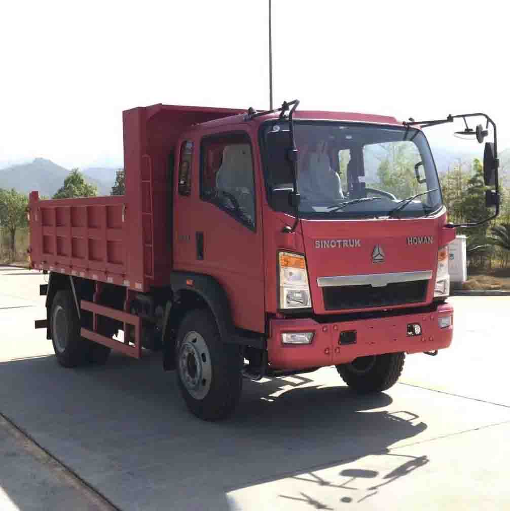 Sinotruk Howo 4x2 နောက်ဘက်အမှိုက်ပုံ Tipper Tructper