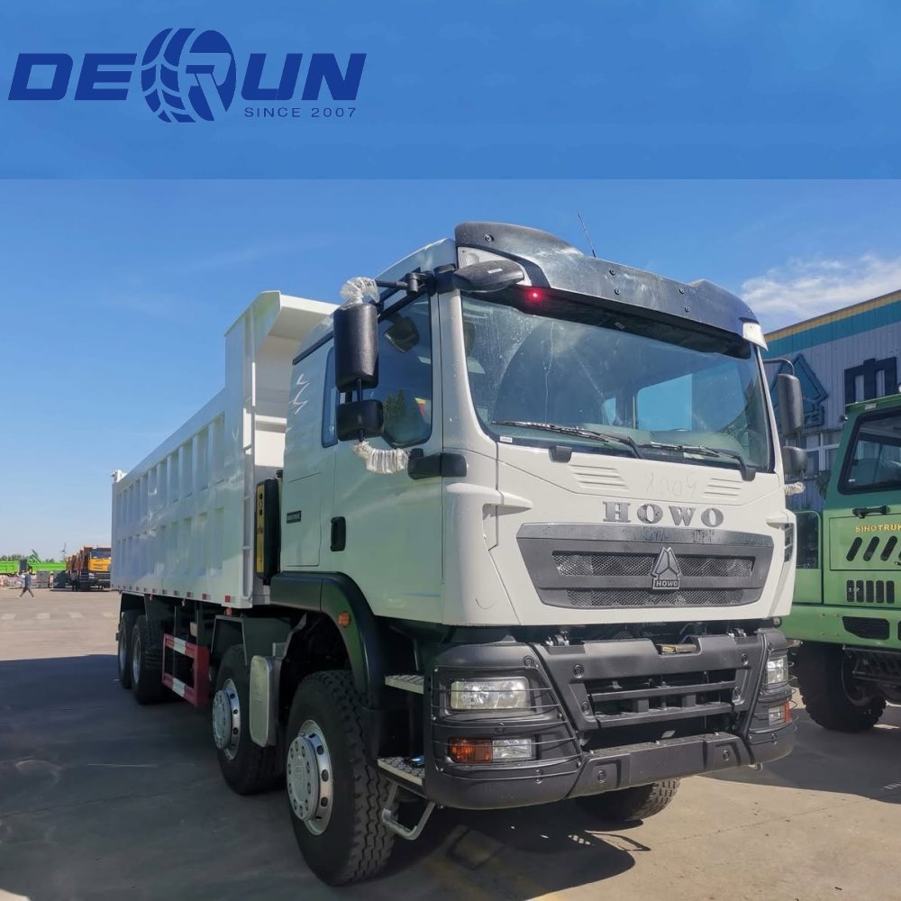 Sinotruk Howo 8x4 12 ဘီး TX လေးလံသော Dump Truck