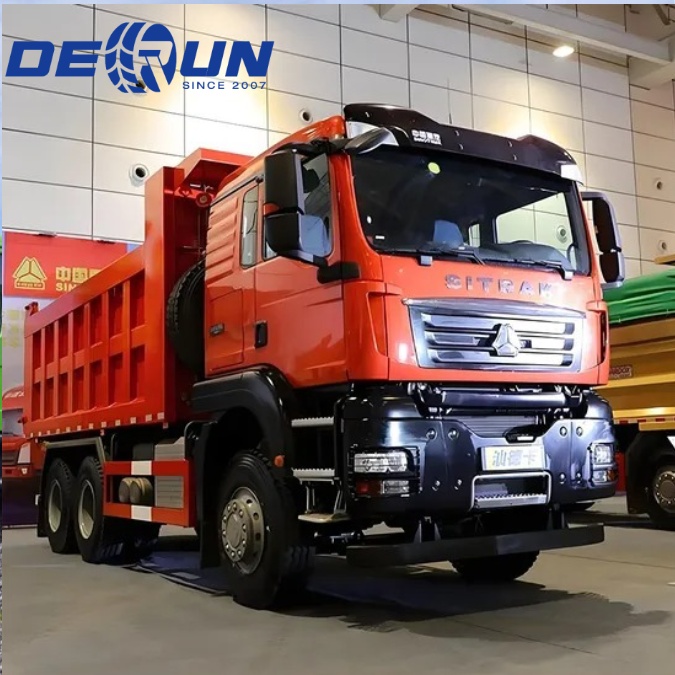 sitrak 6x4 10 ဘီး Dumper Tipper Truck